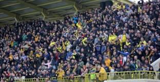 Феновете на Ботев Пловдив пълнят клетката за гости на Армията