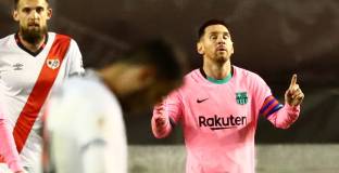 Барса с обрат срещу Валекано (видео)