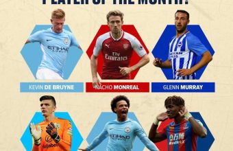 Номинираните за игра на месец октомври. 