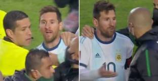 Меси влязъл в престрелка с треньор на Боливия