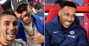 Нежелан в Челси празнува след „Ел Класико“ в съблекалнята на Барселона