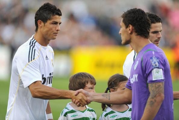 Първият мач на Роналдо за Реал Мадрид. 