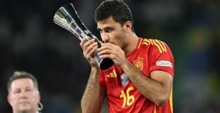 Родри бе обявен за най-добър играч на Евро 2024