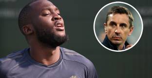 Невил: Лукаку беше 100 кила