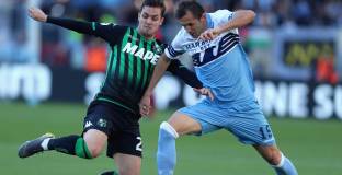 Лацио спаси точката срещу Сасуоло в края (видео)