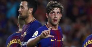   Барселона продължи със Серхи 