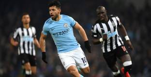 Агуеро с хетрик в победата над Нюкасъл (видео)