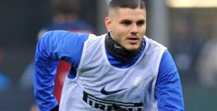 Икарди тренира с Интер