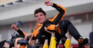 Норис е най-бърз на втората тренировка