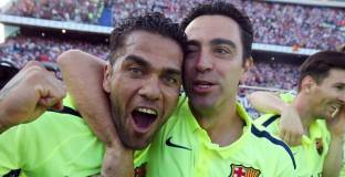 Шави: Алвеш помага много на отбора