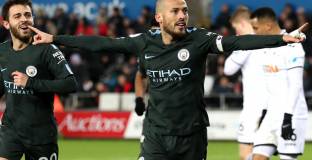 Суонзи Сити - Манчестър Сити 0:4 