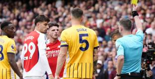 Райс останал шокиран от червения картон 