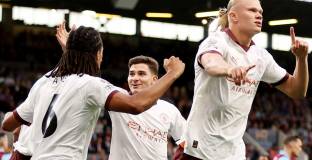 Ман Сити с ударна победа над Бърнли (видео)