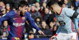 Барселона с грешна стъпка срещу Селта Виго (видео) 