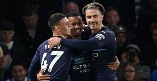 Ман Сити без особени проблеми в Брайтън (видео)