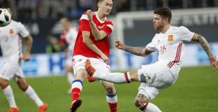 Русия и Испания с приятелско равенство (видео)