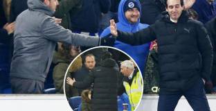 Емери се извини за ритнатата  бутилка 