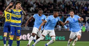 Лацио изпусна победата срещу Парма в напрегнат мач в Рим