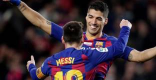 Суарес, Меси, Алба и Бускетс се срещнаха в дома на Луис