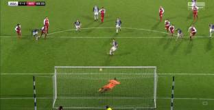 Арсенал изпусна победата над УБА, заради дузпа в 89-та минута 