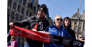 Фенове на Ювентус устроиха безредици в Амстердам  