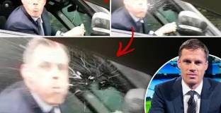 Карагър се забърка в неприятен инцидент с фенка на Юнайтед 