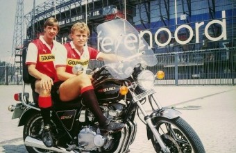 1983 г. Кройф и Хаутман във Фейнорд.