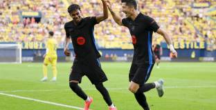 Лева и Рафиня се развихриха за разгром на Барса срещу Виляреал