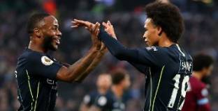 Уест Хем - Манчестър Сити 0:4