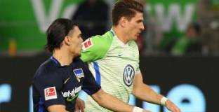 Волфсбург - Херта 3:3 