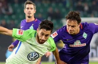 Волфсбург - Вердер Бремен 1:1 