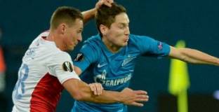 Зенит - Славия Прага 1:0 