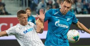 Зенит - Краснодар 1:1 