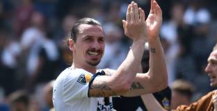 Ибра за дебюта си за Галакси