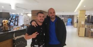 Валери Божинов вече е при Левски в Кипър (видео)