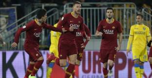 Късмет и победа за Рома срещу Фрозиноне