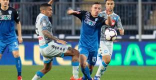 Наполи с грешна стъпка - титлата е все по-близо до Юве (видео)