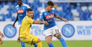 Наполи с рутинна победа у дома срещу Верона (видео)