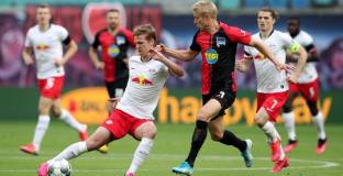 10 от Лайпциг изпуснаха да победят Херта и остават на трето място